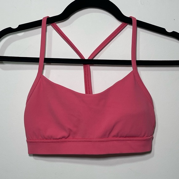 Lululemon Flow Y Guava Pink Sport bra in size 4 - Picture 3 of 7